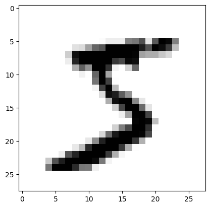 the number 5 represented as a small grayscale image
