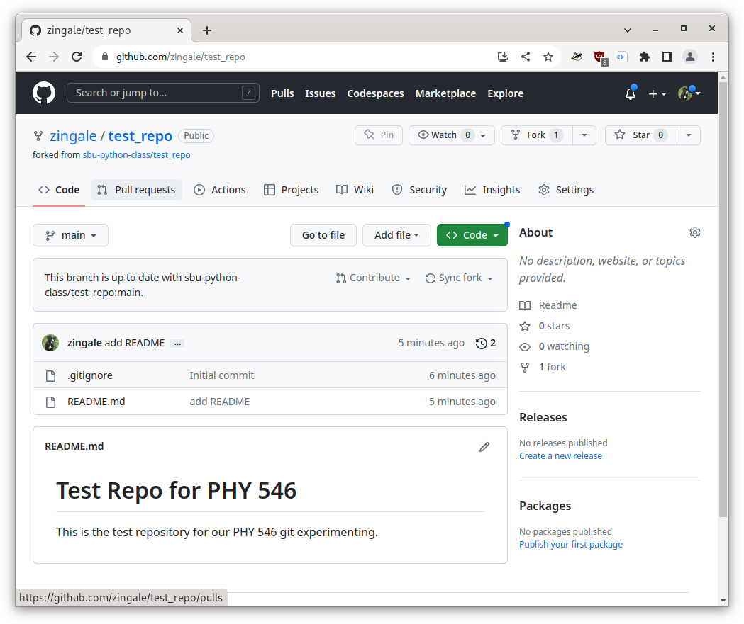 Pull Requests — Phy 546 Python For Scientific Computing 7600